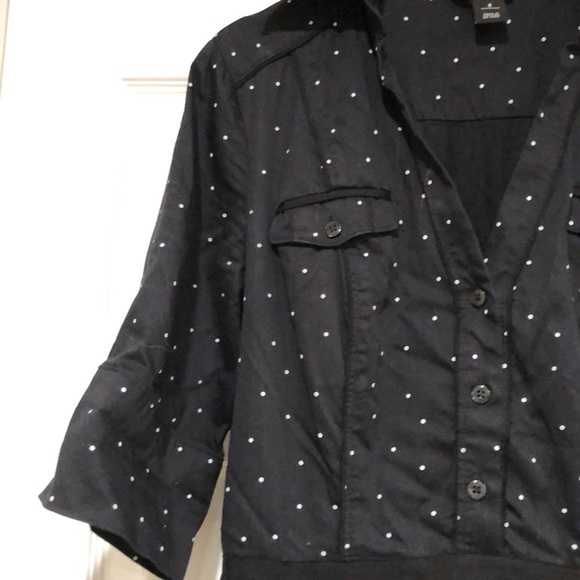 White House Black Market Polka dot Midi Dress - Picture 4 of 14